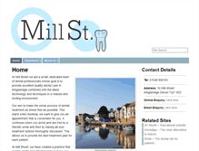 Tablet Screenshot of millstreetdental.co.uk